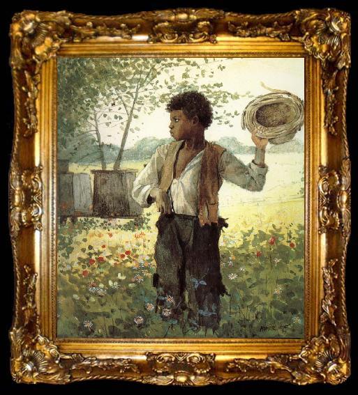 framed  Winslow Homer Busy Bee, ta009-2